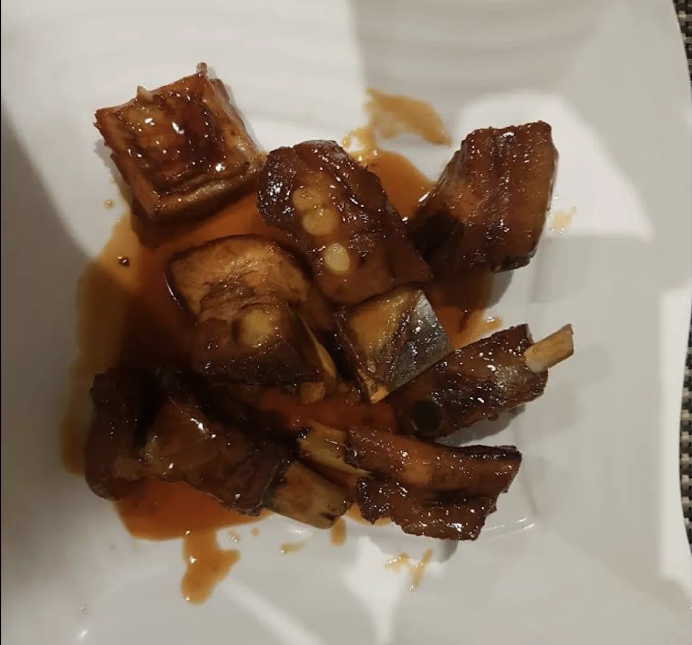 Costillas braseadas en salsa — Asia Jardín, El Chaparral