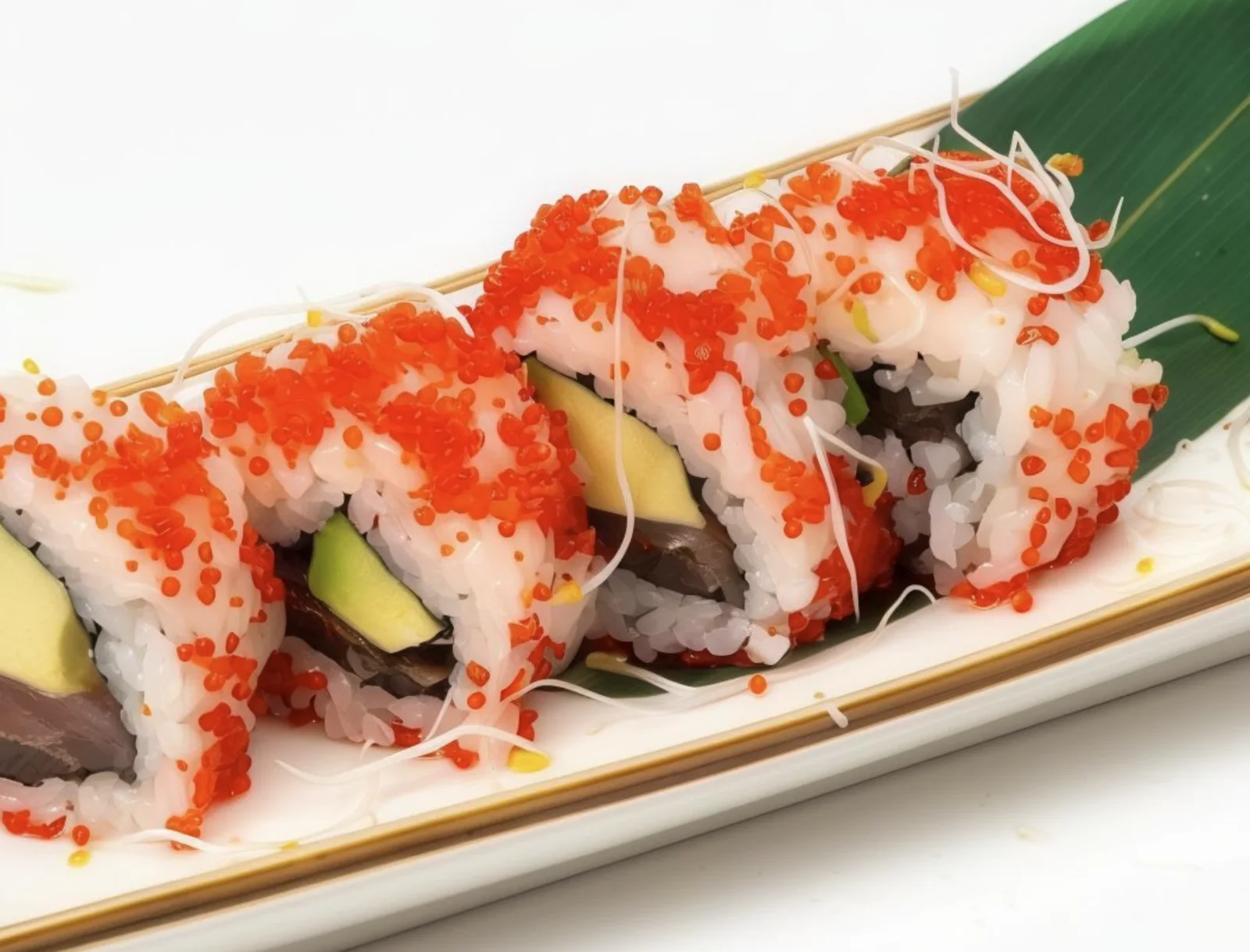 Pieza de sushi y sashimi en Yami